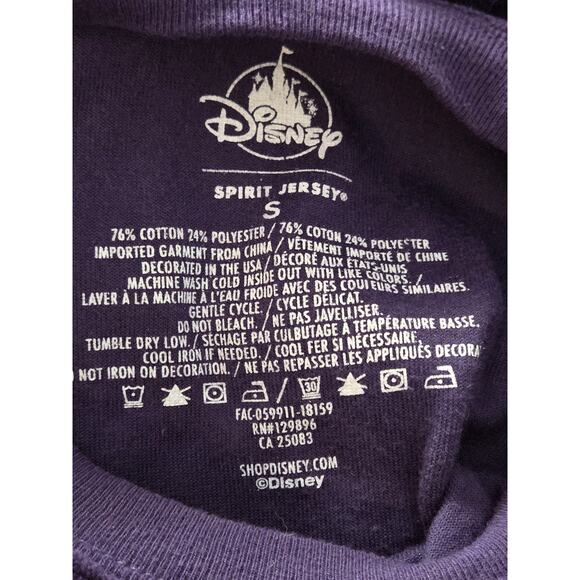 Disney Villains PURPLE Spirit Jersey 'I Make The Rules' | S | EUC Disneyland - Picture 2 of 8